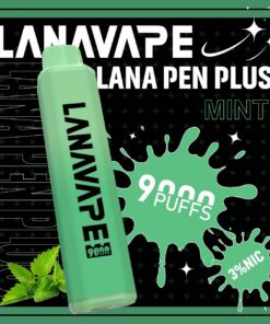 LANA Pen Plus 9000口發光一次性拋棄式電子煙薄荷口味開箱,小七電子煙現貨供應,還原極地冰鎮純粹草本香搭配Mesh網芯與650mAh充電,物理醒腦大口數潮流口糧指南