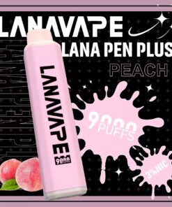 LANA Pen Plus 9000口發光一次性拋棄式電子煙水蜜桃口味開箱,小七電子煙現貨供應,還原初熟蜜桃爆汁感搭配Mesh網芯與650mAh可充電式Type-C,生津去膩大口數潮流口糧指南